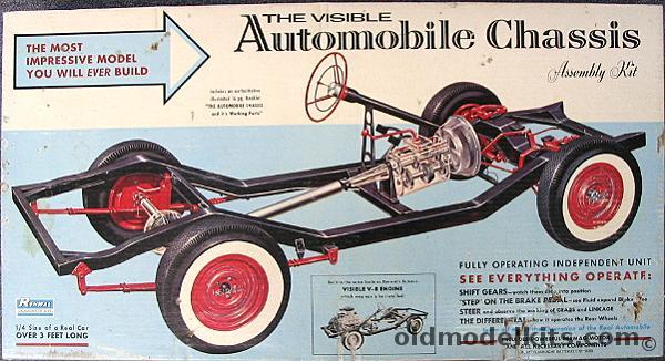 Renwal 1/4 The Visible Automobile Chassis, 813 plastic model kit